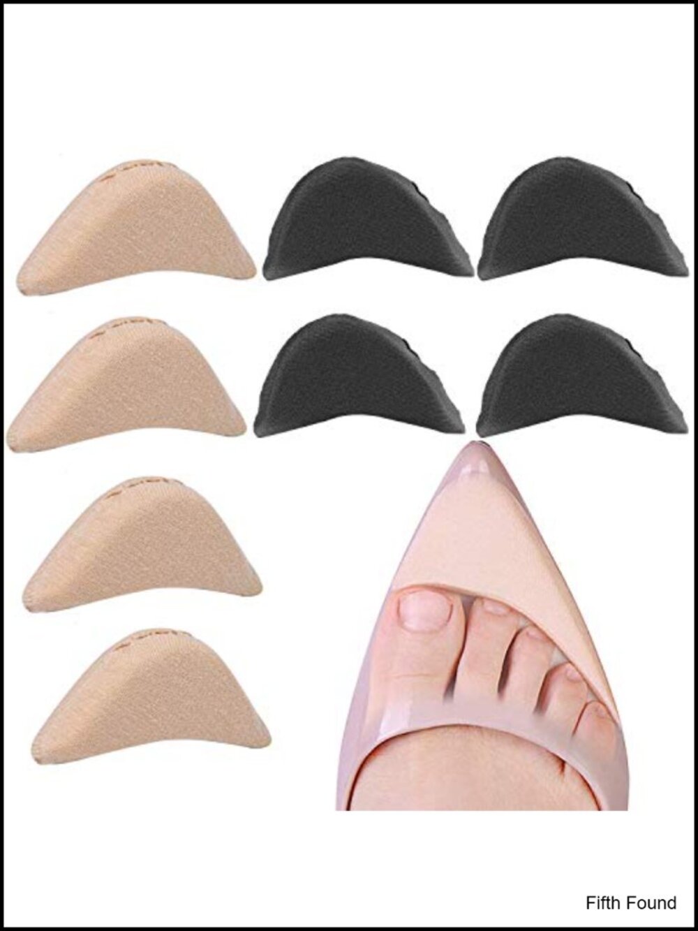Foam Toe Inserts Loose Shoes Filler for Women Men Washable Reusable